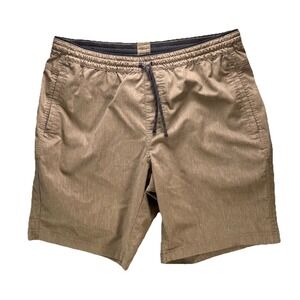 Kuhl Getaway Shorts Mens Large Brown Hiking Outdoors Stretch 9" Hybrid